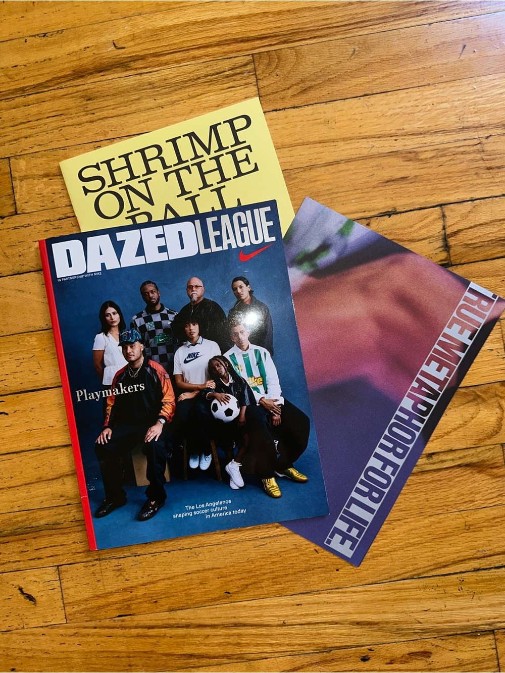 Nike x Dazed League zine w poster